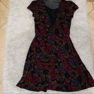 Floral stretchy dress